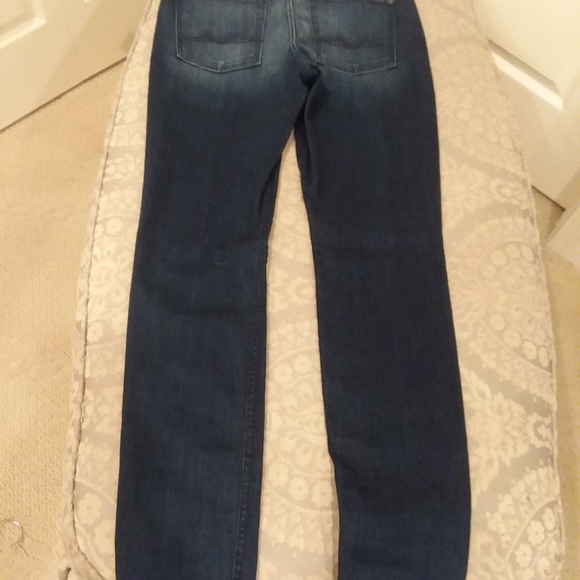 7 For All Mankind Skinny Dark  Denim Jeans - NWOT - Picture 2 of 5